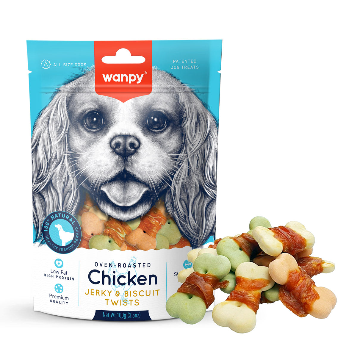 WANPY CHICKEN JERKY 100G WANPY