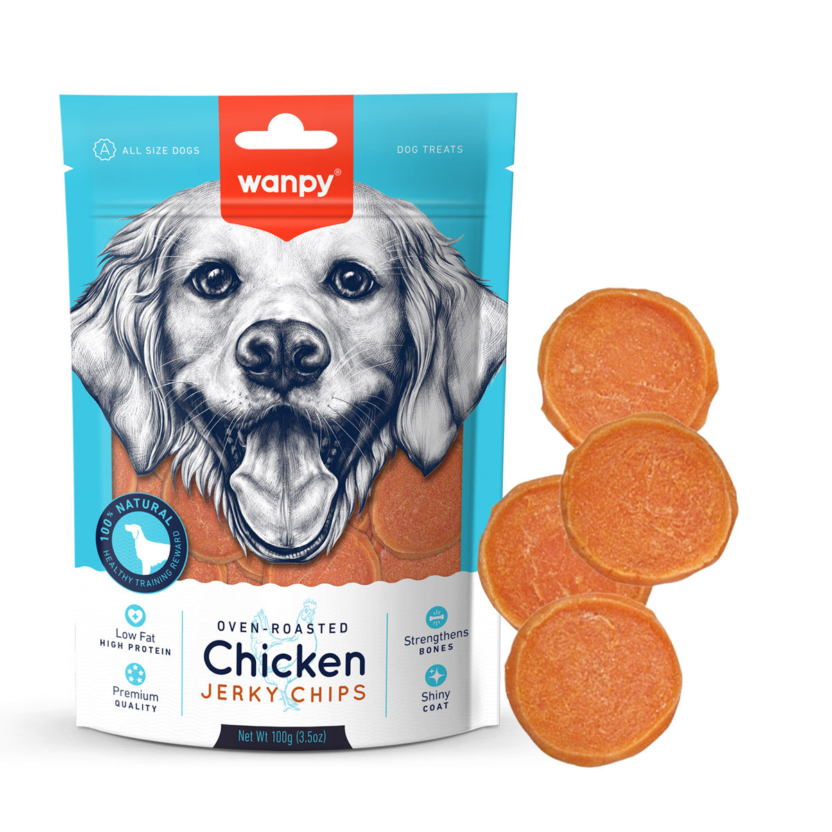 WANPY CHICKEN JERKY 100G WANPY