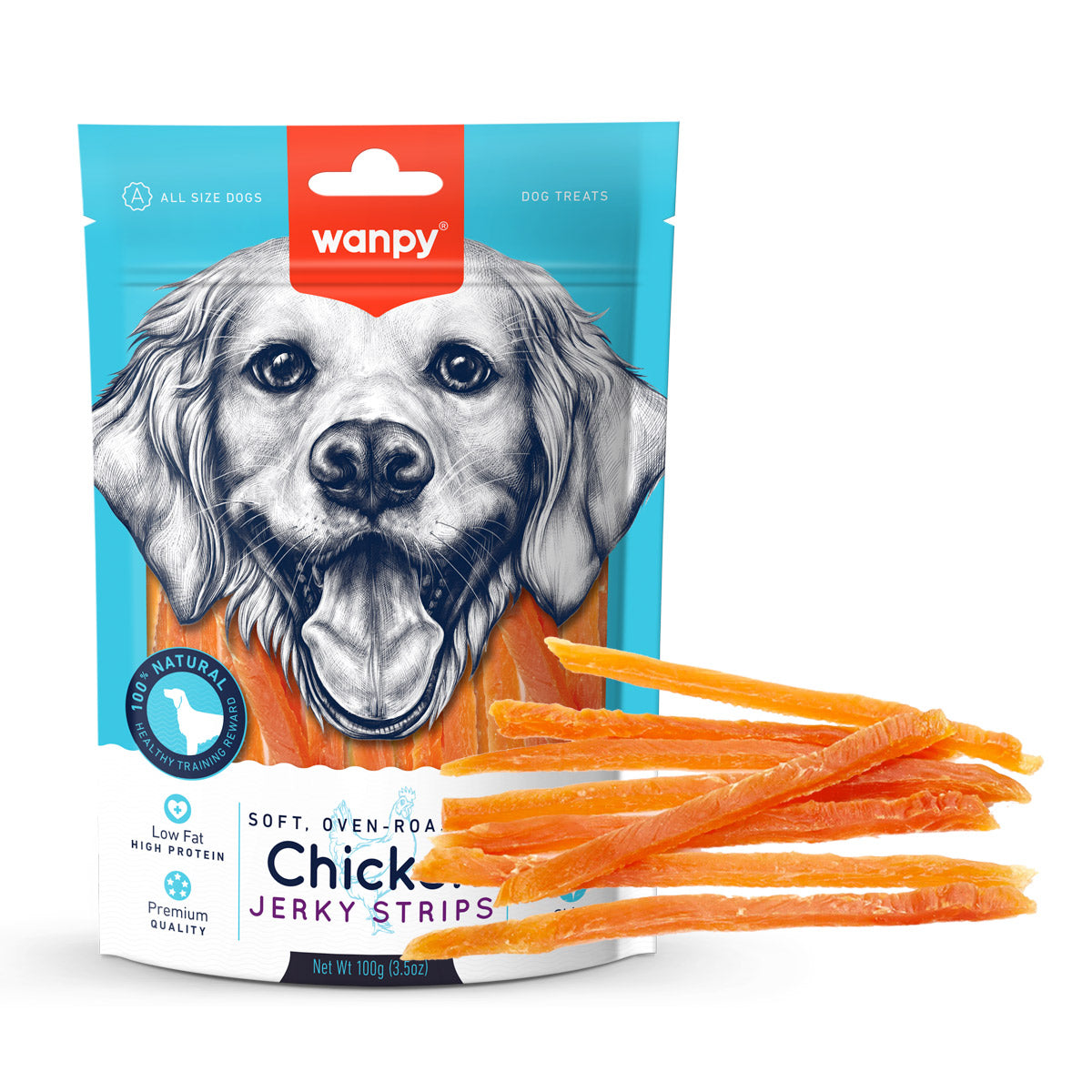 WANPY CHICKEN JERKY 100G WANPY