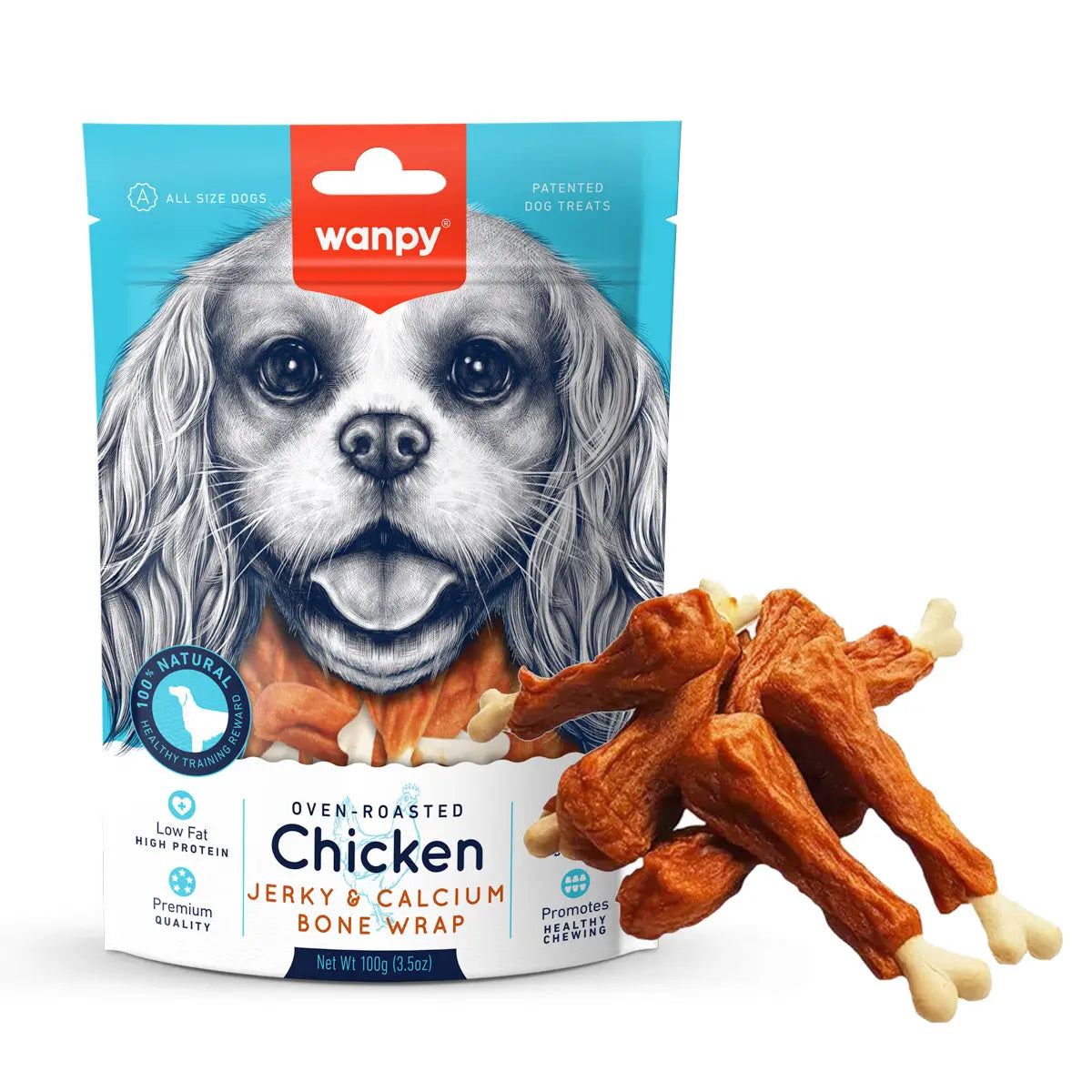 WANPY CHICKEN JERKY 100G WANPY