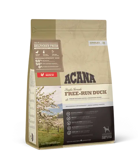 ACANA FREE RUN DUCK RECIPE DRY DOG FOOD ACANA