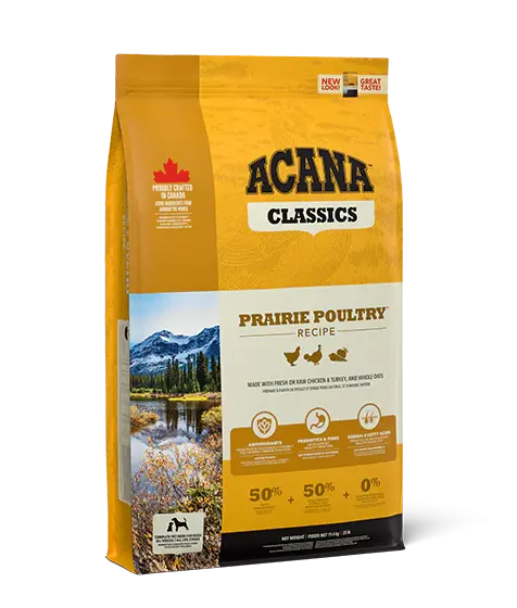 ACANA CLASSICS PRAIRIE POULTRY ADULT DOG PROTEIN-RICH DRY FOOD ACANA