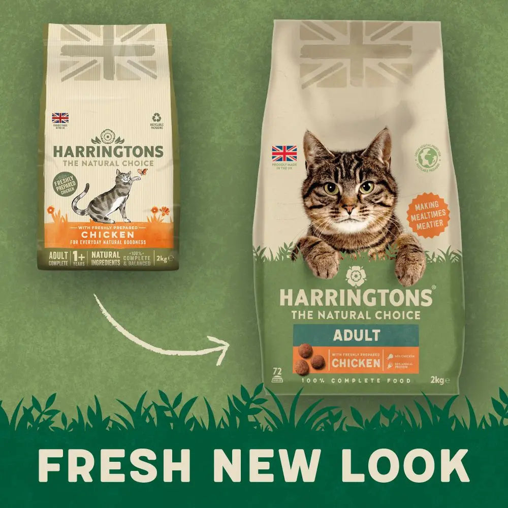 HARRINGTONS COMPLETE CHICKEN ADULT DRY CAT FOOD 2KG HARRINGTONS