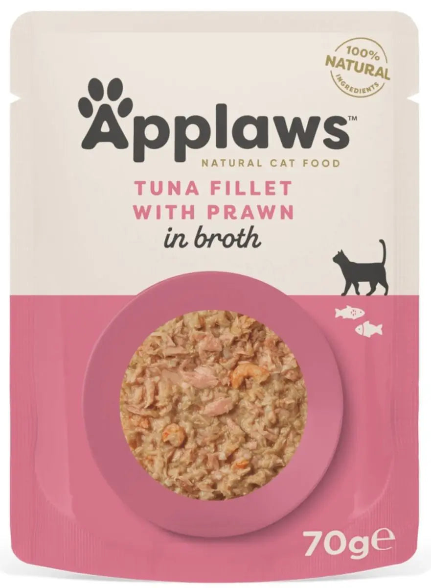 APPLAWS IN BROTH WET CAT FOOD 70G POUCH APPLAWS