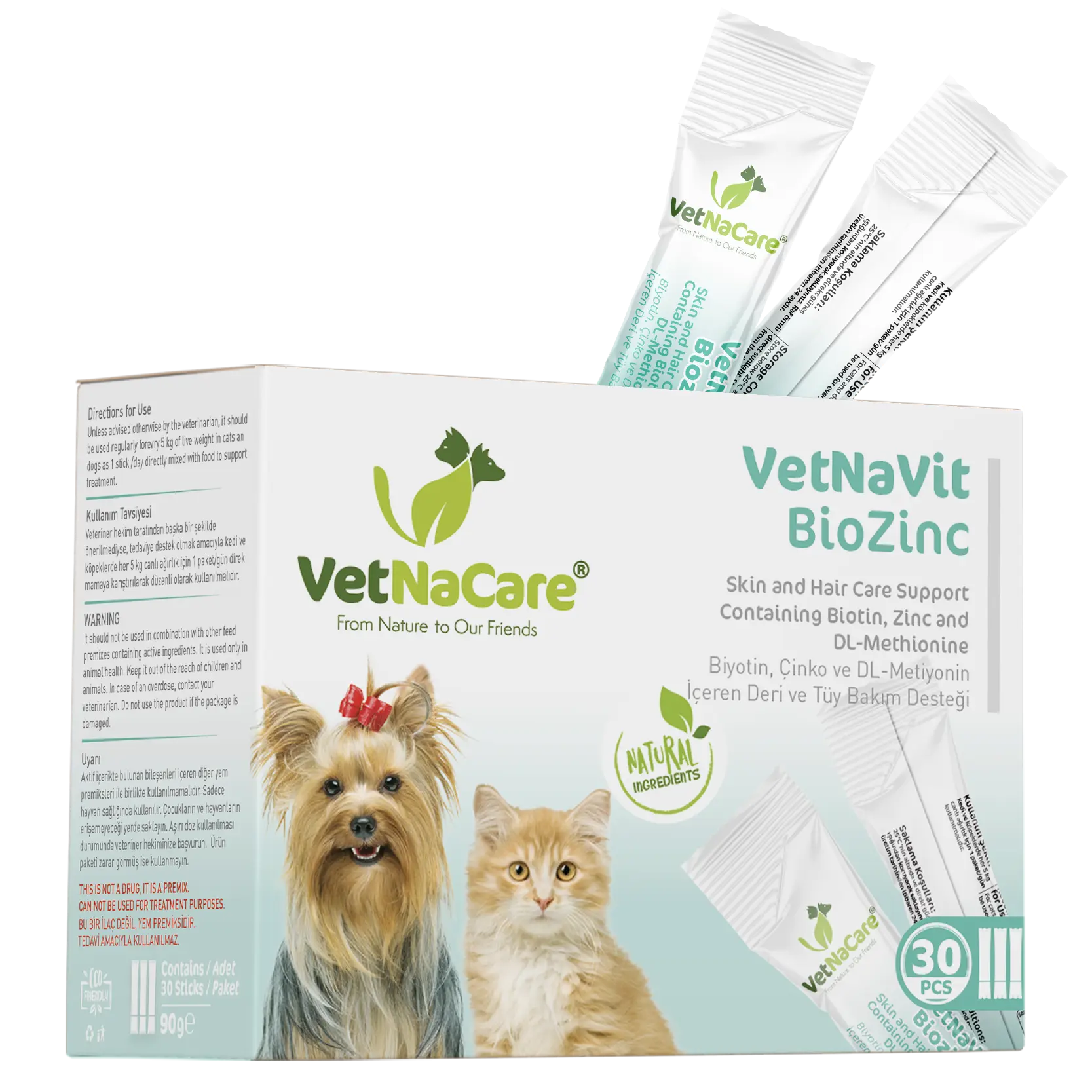 VETNAVIT BIOZINC 30X3G VETNAVIT
