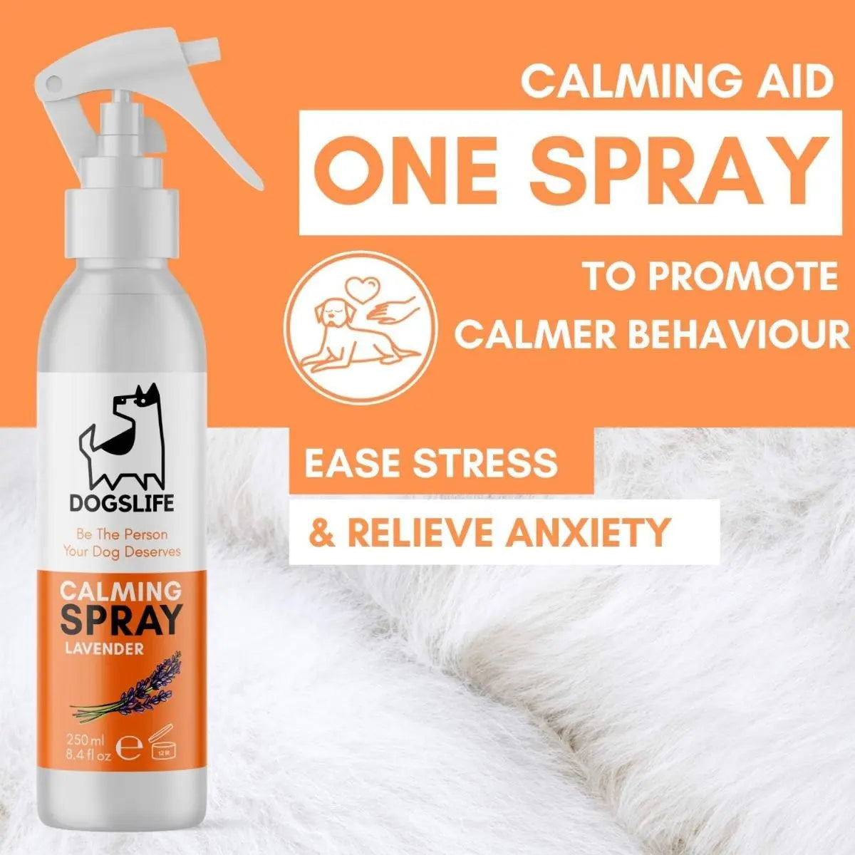 DOGSLIFE CALMING LAVENDER DOG SPRAY 250ML DOGSLIFE