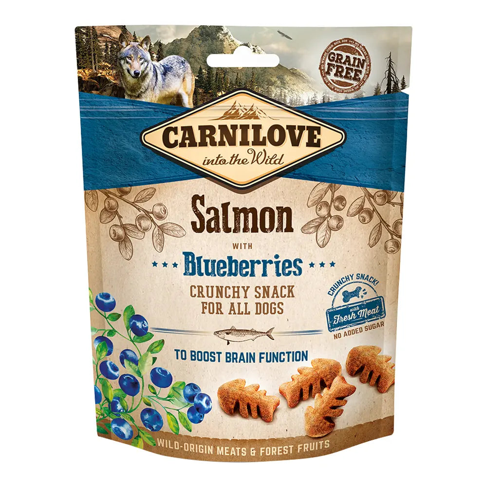 Carnilove Salmon with Blueberries Crunchy Snack for Dogs 200g Petszapp