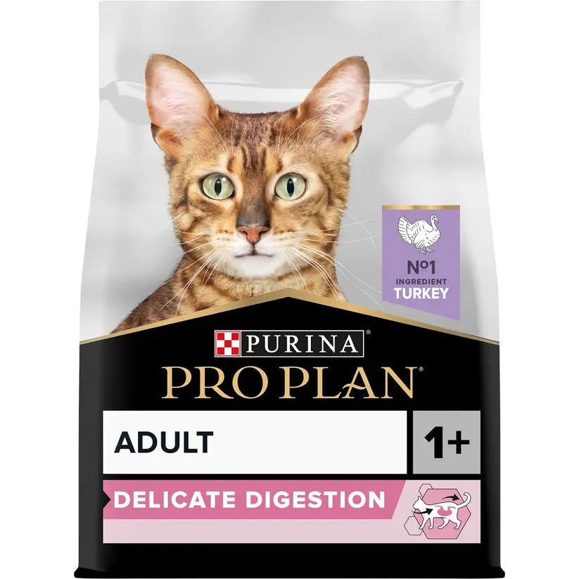 PURINA® PRO PLAN® ADULT DELICATE DIGESTION TURKEY DRY CAT FOOD PetFit.ae