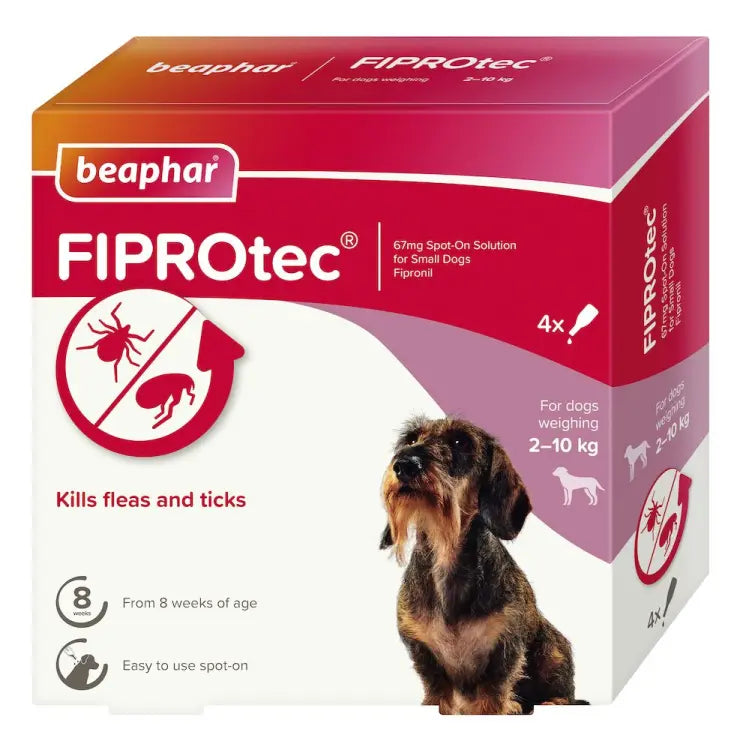 BEAPHAR FIPROTEC FOR SMALL DOG - 4 PIPETTES BEAPHAR