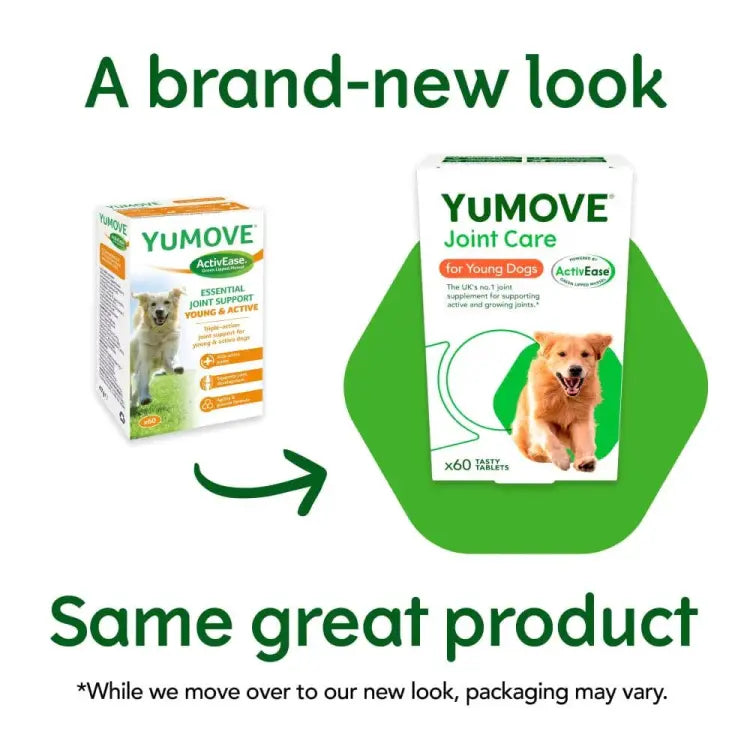 YUMOVE JOINT CARE FOR YOUNG DOGS 60TABS YUMOVE