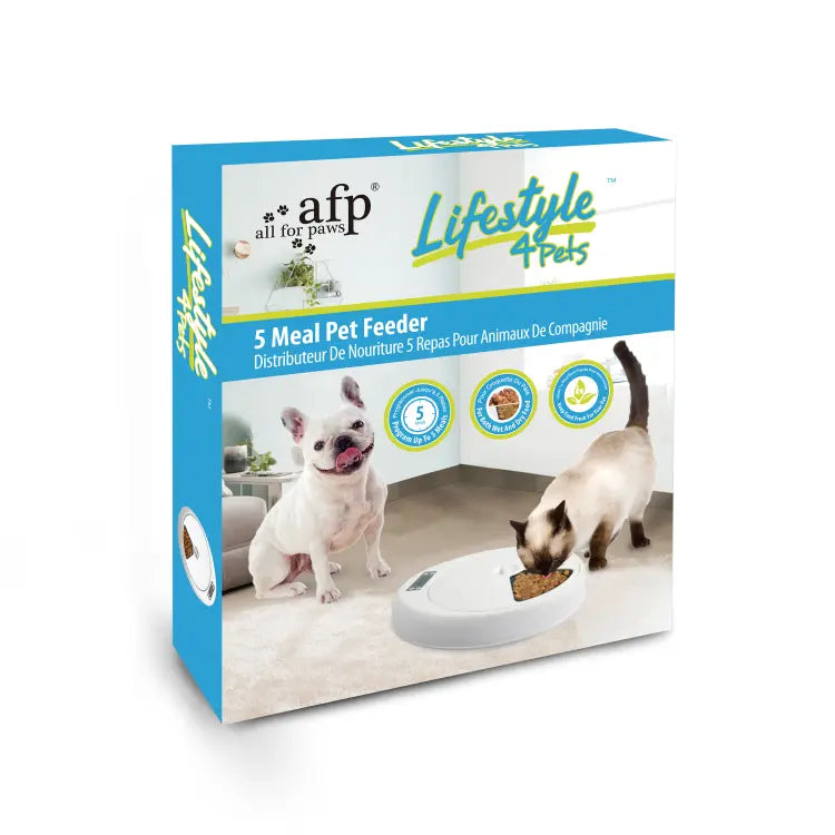 5-MEAL PET FEEDER ALL FOR PAWS