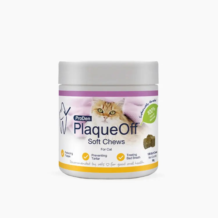 PLAQUEOFF SOFT CHEWS FOR CAT 90G Sweden Care