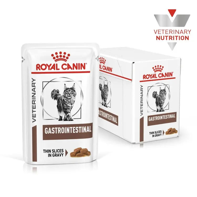 ROYAL CANIN VET HEALTH NUTRITION FELINE GASTROINTESTINAL WET FOOD POUCHES 12X85G Royal Canin