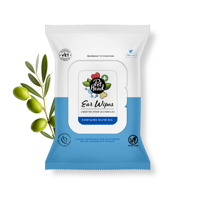 PET HEAD HEALTH EAR WIPES 30 PET HEAD