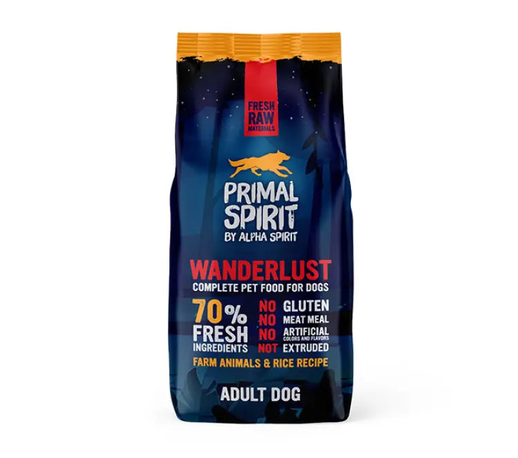 ALPHA SPIRIT PRIMAL 70% WANDERLUST DOG FOOD ALPHA SPIRIT