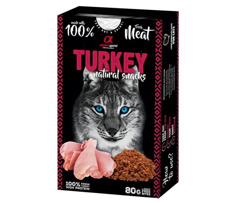 ALPHA SPIRIT NATURAL SNACK FOR CATS 80G ALPHA SPIRIT