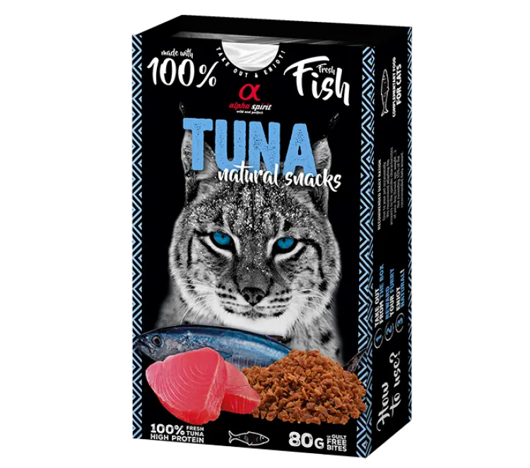 ALPHA SPIRIT NATURAL SNACK FOR CATS 80G ALPHA SPIRIT