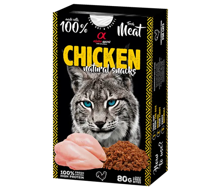 ALPHA SPIRIT NATURAL SNACK FOR CATS 80G ALPHA SPIRIT