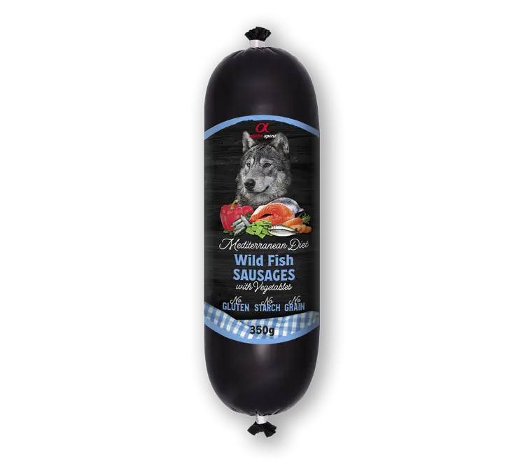 ALPHA SPIRIT MEDITERRANEAN SAUSAGE WILF FISH WITH VEGETABLES ALPHA SPIRIT