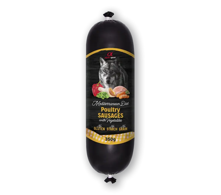 ALPHA SPIRIT MEDITERRANEAN SAUSAGE POULTRY WITH VEGETABLES ALPHA SPIRIT