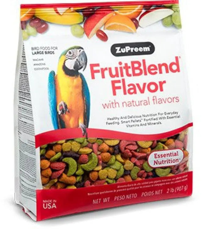 ZUPREEM FRUITBLEND FLAVOR LARGE PARROT FOOD ZUPREEM