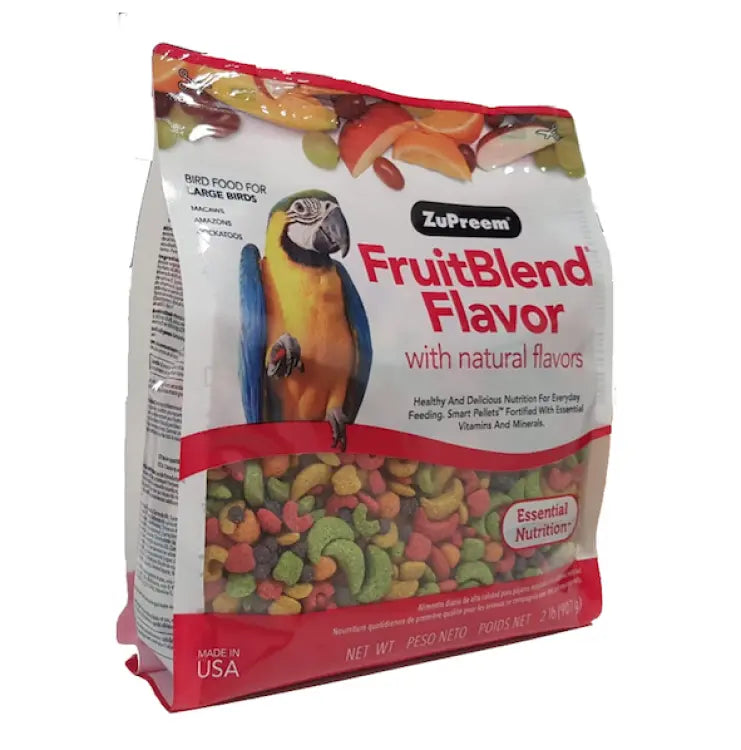 ZUPREEM FRUITBLEND FLAVOR LARGE PARROT FOOD ZUPREEM