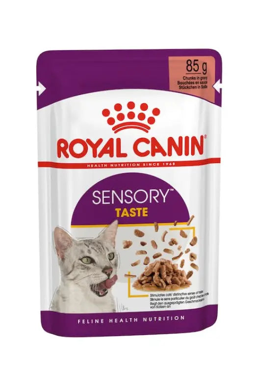 ROYAL CANIN FELINE HEALTH NUTRITION SENSORY TASTE GRAVY WET FOOD 85G Royal Canin