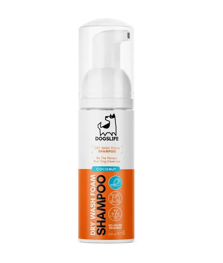 DOGSLIFE DRYWASH COCONUT DOG SHAMPOO 200ML DOGSLIFE