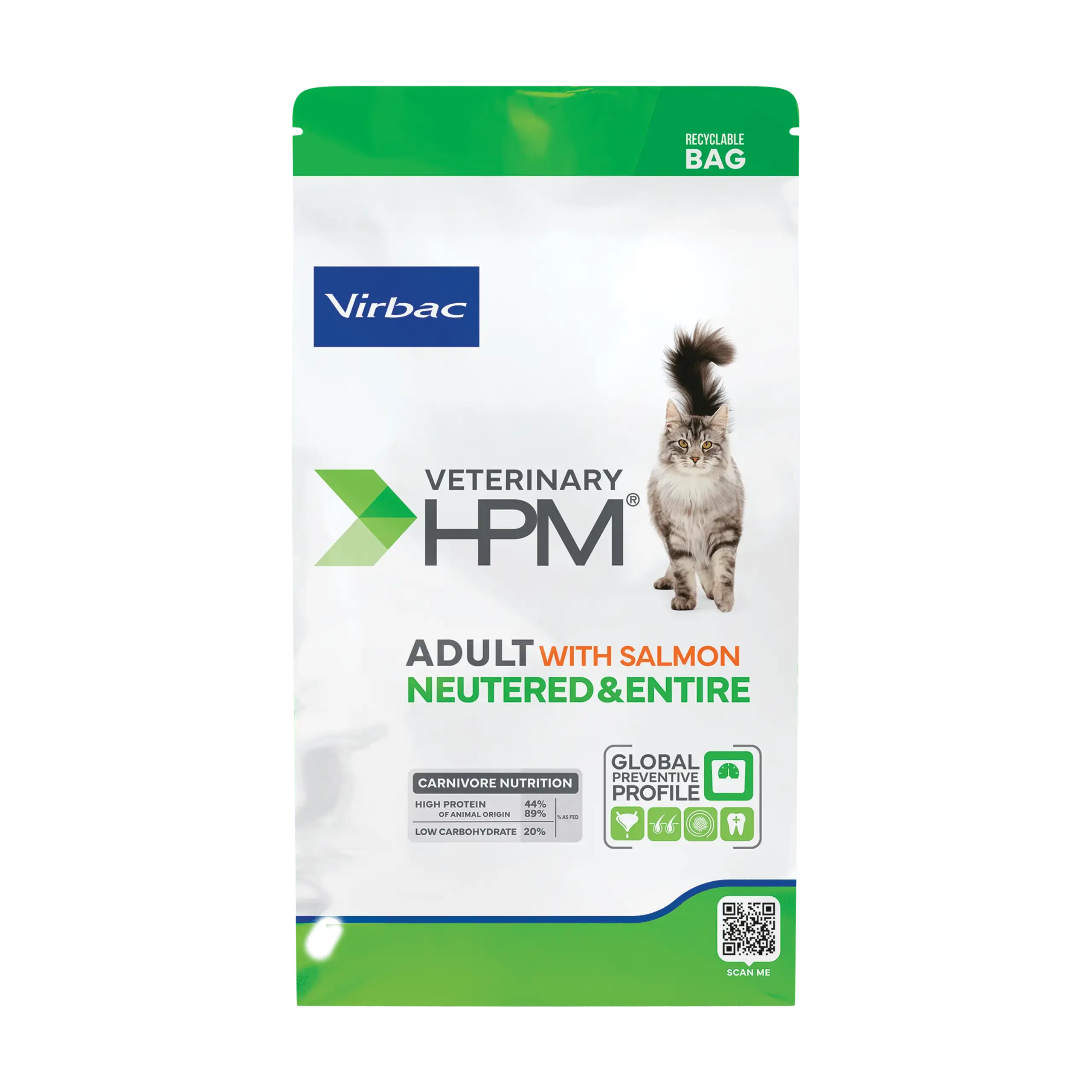 Virbac HPM Adult Salmon Neutered & Entire Cat Virbac