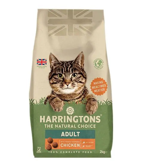 HARRINGTONS COMPLETE CHICKEN ADULT DRY CAT FOOD 2KG HARRINGTONS