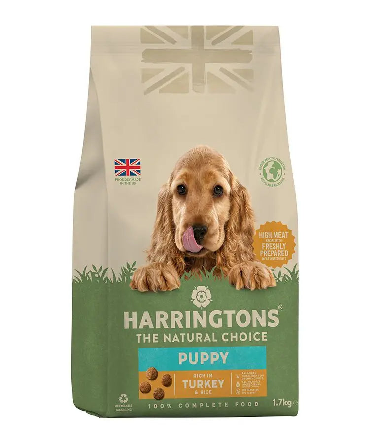 HARRINGTONS COMPLETE TURKEY & RICE DRY PUPPY FOOD HARRINGTONS