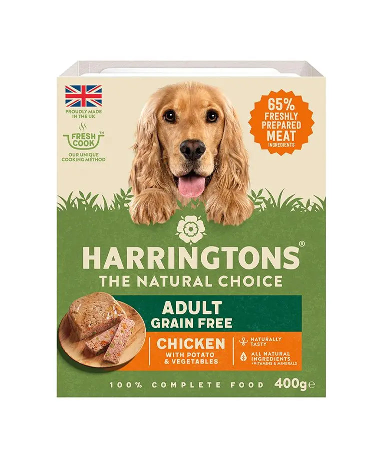 HARRINGTONS GRAIN FREE ADULT WET DOG FOOD 400G HARRINGTONS