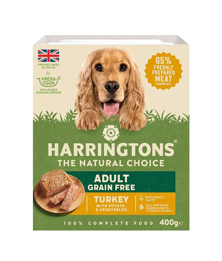 HARRINGTONS GRAIN FREE ADULT WET DOG FOOD 400G HARRINGTONS