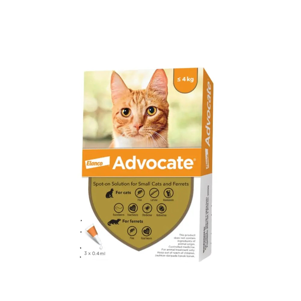 ADVOCATE FOR SMALL CATS UP TO 4KG Elanco