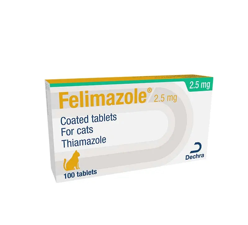 Felimazole Coated Tablets (Methimazole/Thiamazole) 2.5mg Petszapp