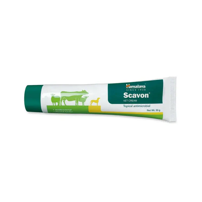 HIMALAYA SCAVON VET CREAM WOUND HEALER ANTIMICROBIAL CREAM FOR DOGS & CATS 50 Gm Himalaya