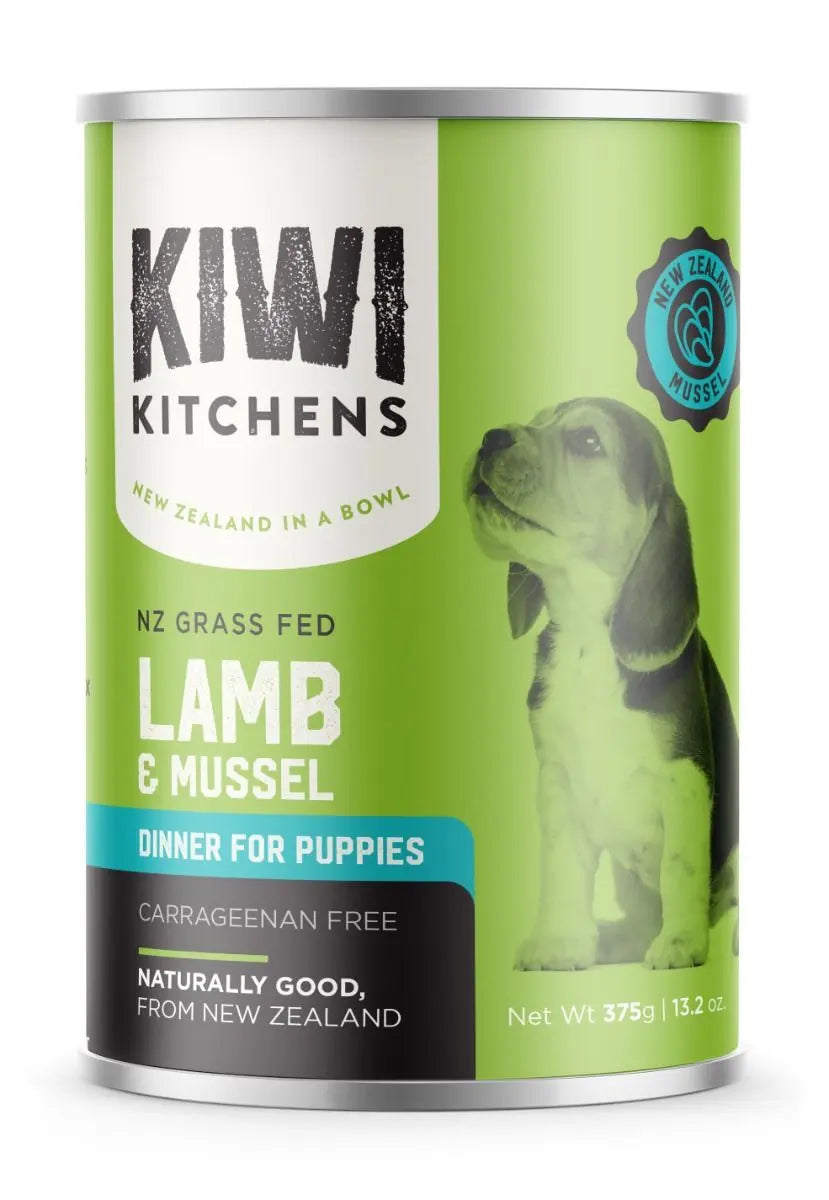 KIWI KITCHENS GRASS FED LAMB & MUSSEL DINNER CANNED WET PUPPY FOOD KIWI KITCHENS