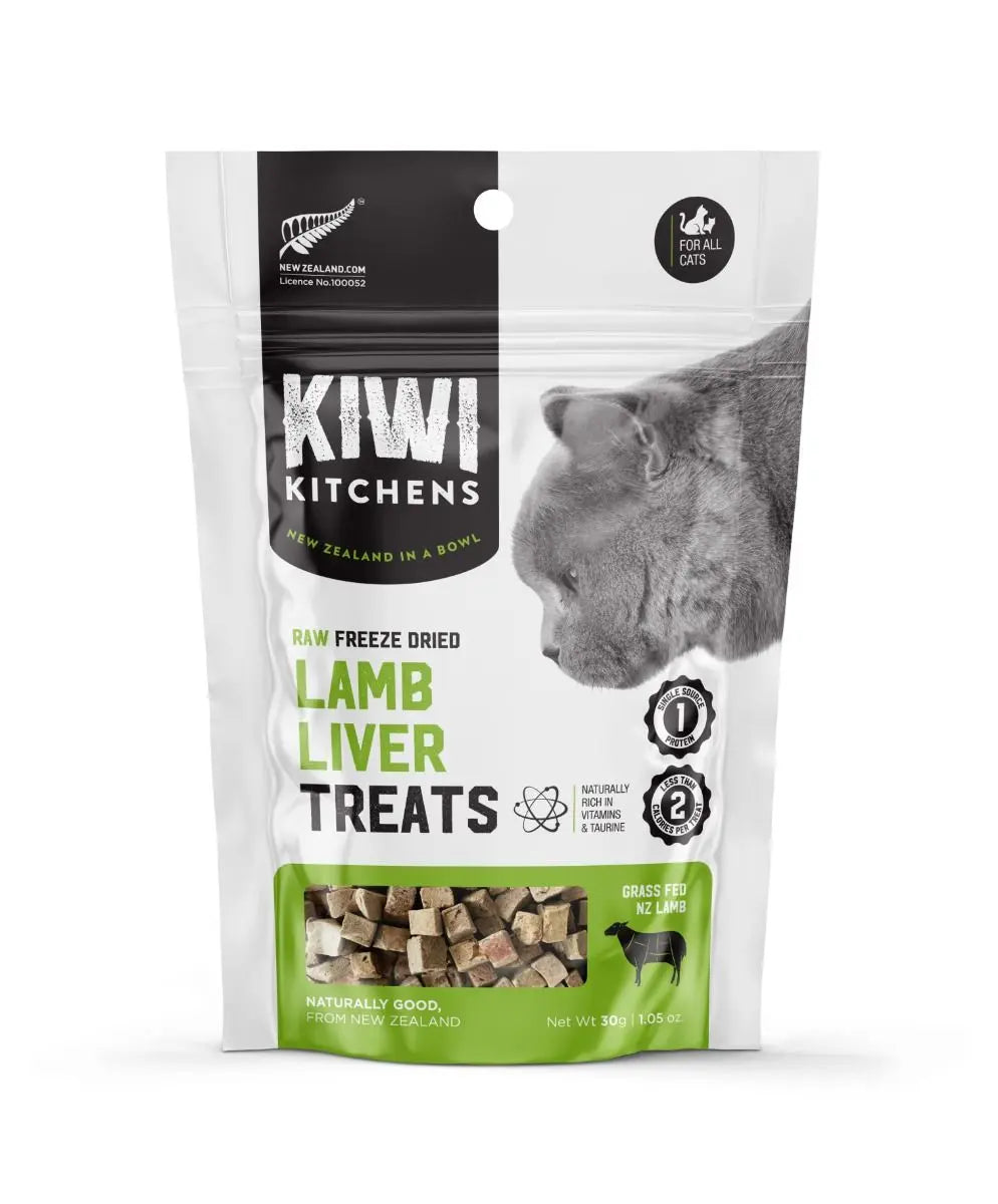KIWI KITCHENS RAW FREEZE DRIED CAT TREATS 30G KIWI KITCHENS