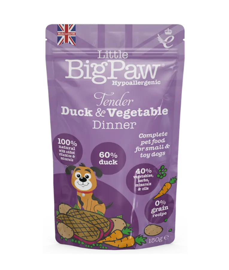 LITTLE BIGPAW TENDER DUCK & VEGETABLE DINNER WET DOG FOOD LITTLE BIGPAW