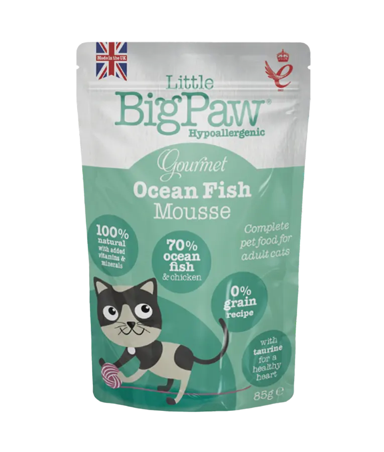 LITTLE BIGPAW GOURMET TENDER MOUSSE WET CAT FOOD 85G LITTLE BIGPAW