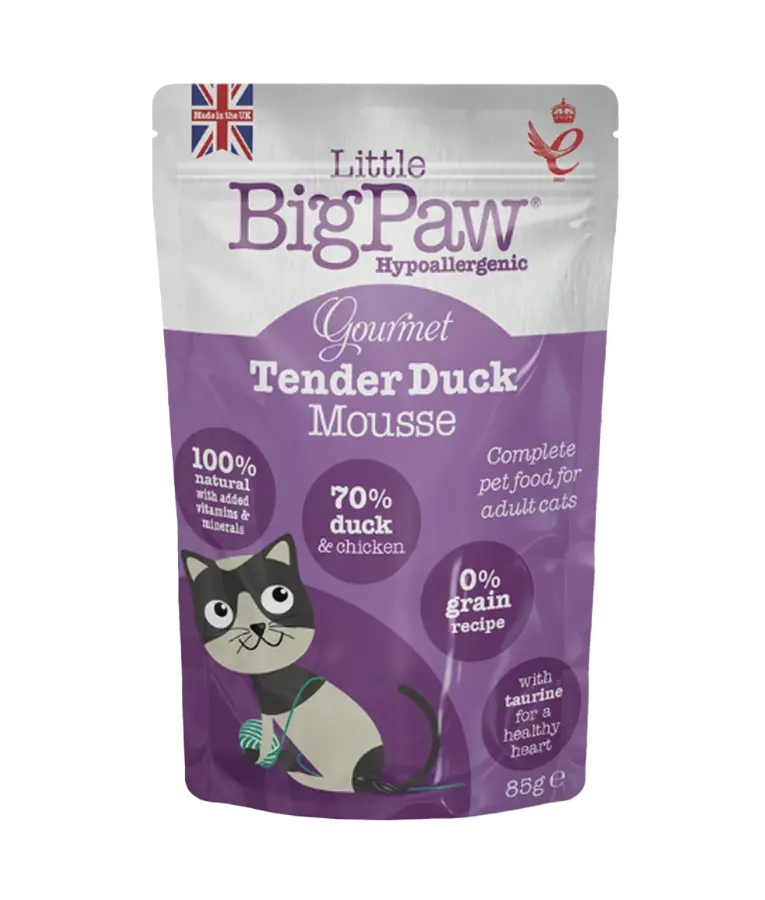 LITTLE BIGPAW GOURMET TENDER MOUSSE WET CAT FOOD 85G LITTLE BIGPAW