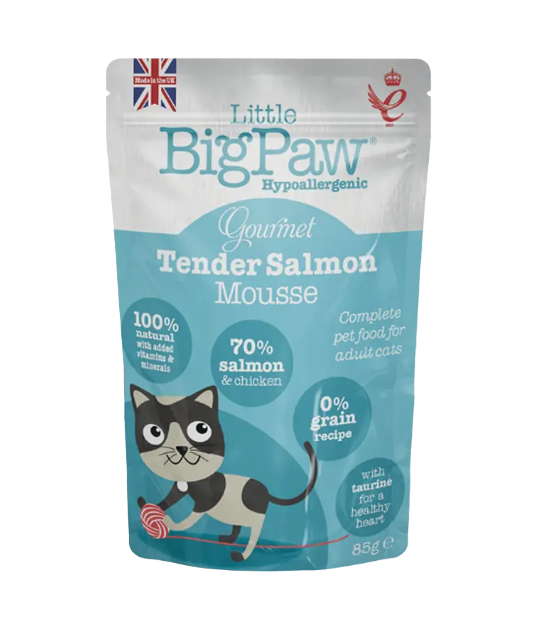 LITTLE BIGPAW GOURMET TENDER MOUSSE WET CAT FOOD 85G LITTLE BIGPAW