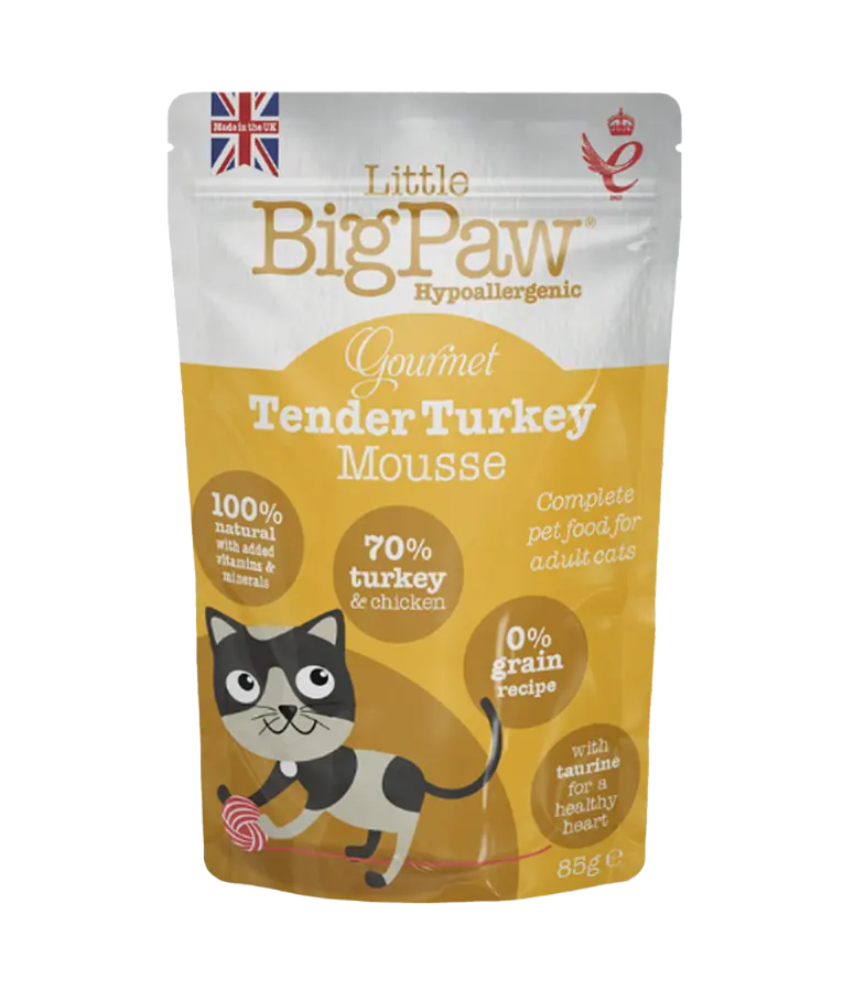 LITTLE BIGPAW GOURMET TENDER MOUSSE WET CAT FOOD 85G LITTLE BIGPAW