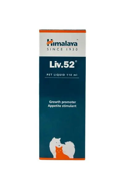 HIMALAYA LIV 52 PET LIQUID 110 ML FOR DOGS & CATS (INCREASE APPETITE) Himalaya