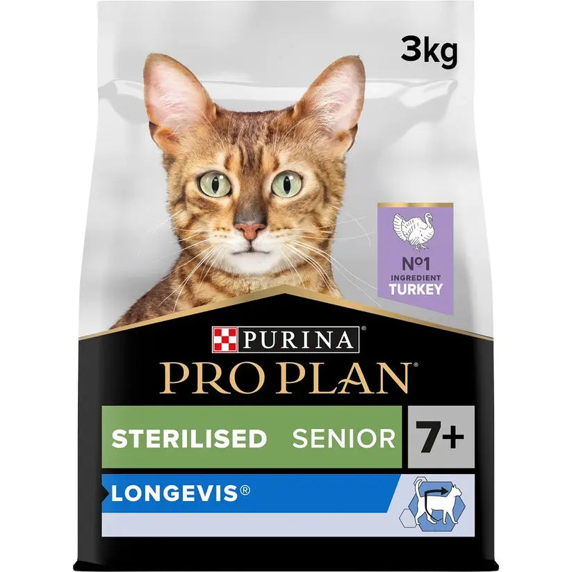 PURINA® PRO PLAN® STERILISED SENIOR 7+ LONGEVIS®, TURKEY 1.5 kg PetFit.ae