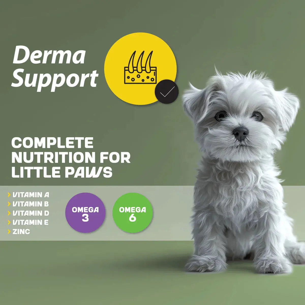 MYFOOD MINI BREED PUPPY DRY DOG FOOD WITH LAMB & RICE 2.5KG MYFOOD