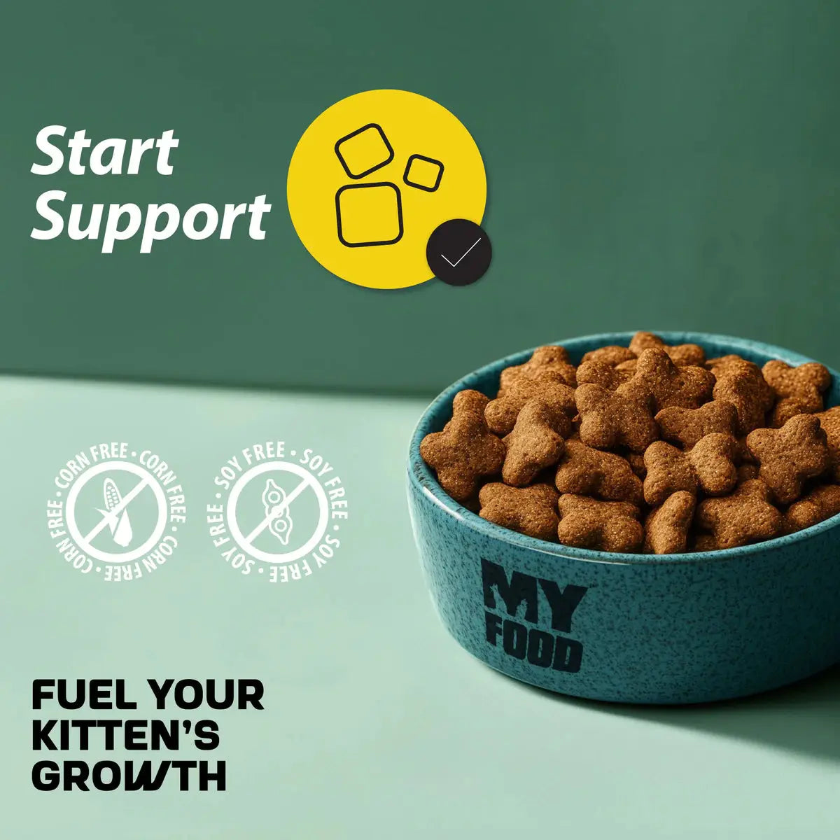 MYFOOD KITTEN DRY FOOD WITH CHICKEN FOR START SUPPORT 1.5KG MYFOOD