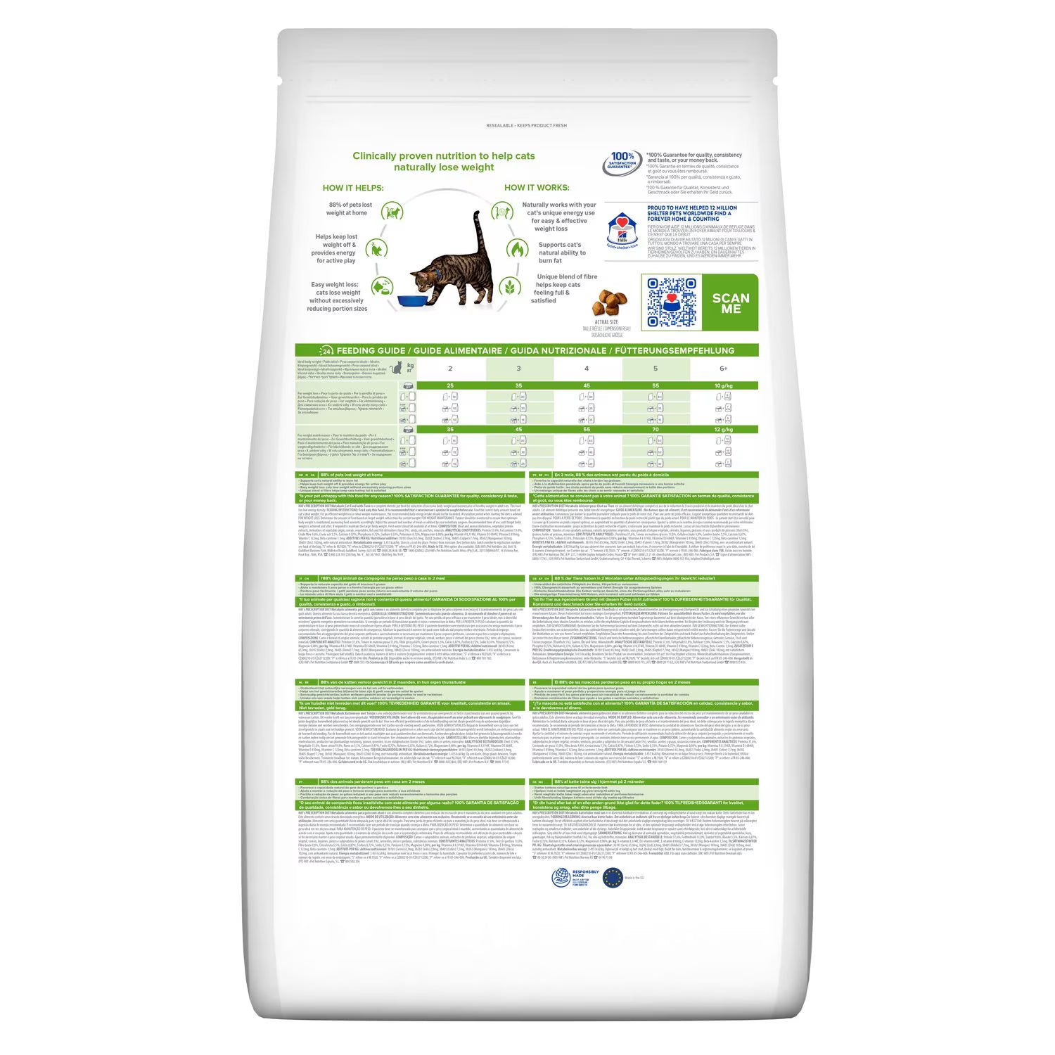 HILL'S PRECRIPTION DIET METABOLIC CAT FOOD WITH CHICKEN Hills