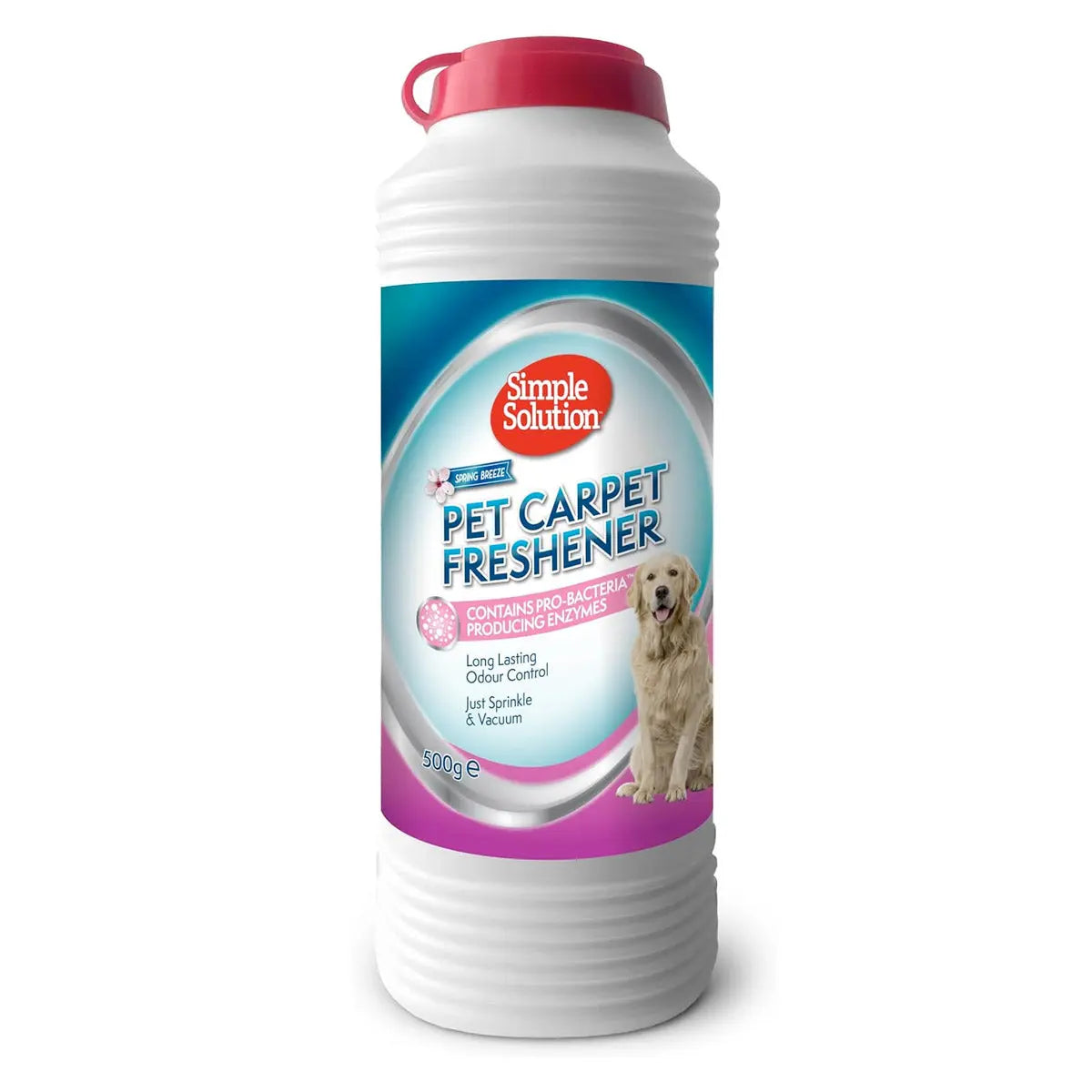 PET CARPET FRESHENER SPRING BREEZE 500G SIMPLE SOLUTION