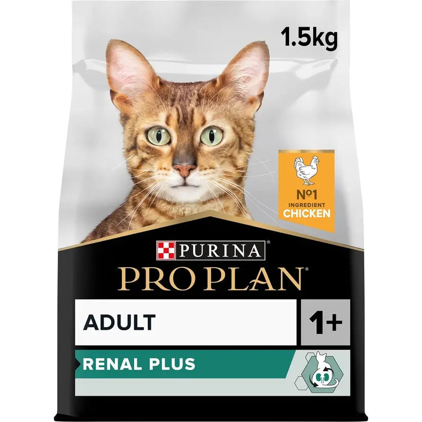 PURINA® PRO PLAN® RENAL PLUS CHICKEN DRY CAT FOOD 1.5 KG PetFit.ae